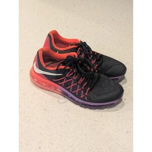 Nike Women's Air Max 698903-006 Black‎ Hyper Punch Low Top Running Shoe Size 9.5